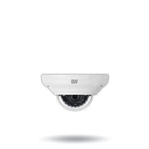 Digital Watchdog DWC-MPV72WI28TW MEGApix IVA 2.1MP Ultra Low-Profile Vandal Dome IP Camera, 2.8mm Fixed Lens, PoE Class 2, White