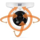 Digital Watchdog DWC-MPVA5WI28T MEGApix IVA+ 5MP IR Vandal Ball IP Camera, 2.8mm Fixed Lens, White