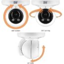 Digital Watchdog DWC-MPVA5WI28T MEGApix IVA+ 5MP IR Vandal Ball IP Camera, 2.8mm Fixed Lens, White