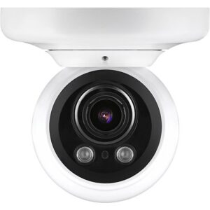 Digital Watchdog DWC-MPVA5WiAT MEGApix IVA+ 5MP IR Vandal Ball IP Camera, 2.7-13.5mm Varifocal Lens, White