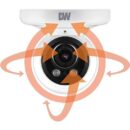 Digital Watchdog DWC-MPVA5WiAT MEGApix IVA+ 5MP IR Vandal Ball IP Camera, 2.7-13.5mm Varifocal Lens, White