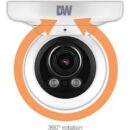 Digital Watchdog DWC-MPVA5WiAT MEGApix IVA+ 5MP IR Vandal Ball IP Camera, 2.7-13.5mm Varifocal Lens, White