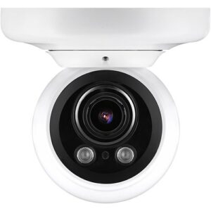 Digital Watchdog DWC-MVA5WI28T MEGApix iVA 5MP IR Vandal Ball IP Camera, 2.8mm Fixed Lens, White