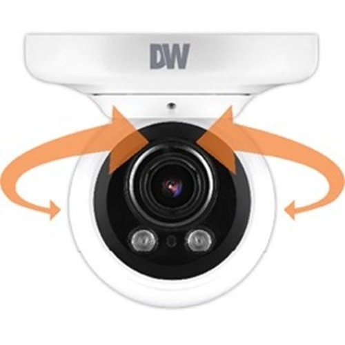Digital Watchdog DWC-MVA5WIAT MEGApix IVA 5MP IR Vandal Ball IP Camera, 2.7-13.5mm Varifocal Lens, White
