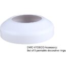 Digital Watchdog DWC-V7553W Star-Light Plus 5MP Ultra-Low-Profile Vandal Dome Camera, 2.8mm Fixed Lens, White