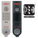 Detex EAX-300W Battery Powered Door Propped Alarm, 15 Second Drop Delay, Gray