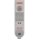 Detex EAX-300 Battery Powered Door Propped Alarm, Weatherized, with Mortise Cylinder and Key Stop