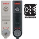 Detex EAX-500WBKMC65AA Battery Powered Door or Wall Mount Exit Alarm, 500W, Factory Installed Cylinder