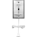 Mircom EC-103 1-Gang Pull Cord Station with Red LED Indicator and TPDT Slide Switch