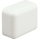 Panduit ECF5EIE Cable Management End Cap Fitting, LD5, Ivory, 20-Pack