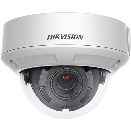 Hikvision ECI-D64Z2 Value Express Series 4MP Outdoor EXIR Dome IP Camera, 2.8-12mm Varifocal Lens, White