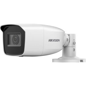 Hikvision ECT-B32V2 2MP Outdoor EXIR Bullet Analog Camera, 2.8-12mm Varifocal Lens, White (Replaces DS-2CE16C5T-VFIR3)