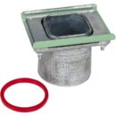 Wiremold EFB6S-2HUB Evolution Series EFB6 Floor Box, Conduit Hub, Unassembled