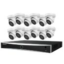 Hikvision EKI-K164T812A 16-Channel 8MP NVR with 4TB HDD and 12x 8MP Turret Cameras with 2.8 mm Lens Kit