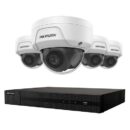 Hikvision EKI-K41D44 Value Express 5-Piece Kit, (1) ERI-K104-P4 4-Channel NVR, (4) ECI-D24F2 4MP Cameras, 2.8mm Lens