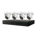 Hikvision EKI-K41T44 Value Express 5-Piece Kit, (1) ERI-K104-P4 4-PoE Port NVR, (4) ECI-T44F2 4MP Cameras, 2.8mm Lens