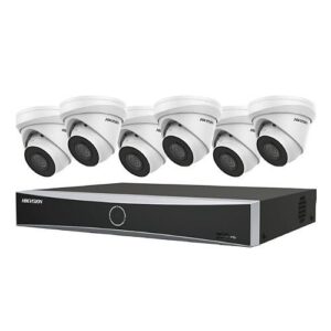 Hikvision EKI-K82T86A 8-Channel 8MP NVR with 2TB HDD and 6x 8MP Turret Cameras with 2.8 mm Lens Kit