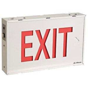 Mircom EL-100SR Steel LED Emergency Exit Sign
