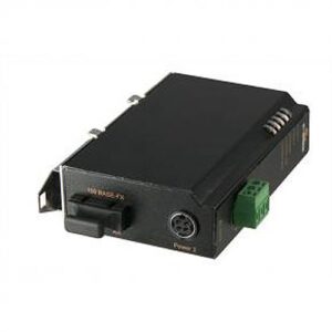 EtherWAN EL1032T-20B EL1032T Series Industrial 10/100BASE-TX to 100BASE-FX Media Converter with PoE/PSE