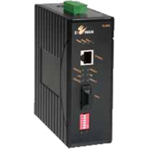 EtherWAN EL900-A-C-1-A EL900 Series Hardened 10/100BASE-TX to 100BASE-FX Media Converter