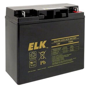 ELK 12180 Sealed Lead Acid Battery, 12V 18Ah