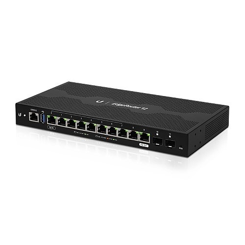 Ubiquiti ER-12 High-Performance Router Layer 2-Switch, 10-Gigabit RJ45 Ports and 2-SFP Ports