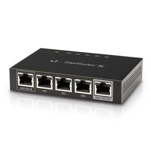 Ubiquiti ER-X Gigabit Router with Advanced Network Management and Security Features