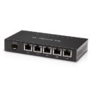 Ubiquiti ER-X-SFP Compact Powerful Router Sporting, 5-Port Gigabit RJ45 with Passive PoE Support and 1-Port SFP