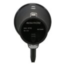 Speco ER390UMB 20W Deluxe Megaphone with Siren, USB Recording and External Mic, Matte Black