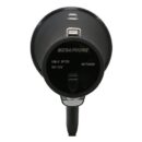 Speco ER390UMB 20W Deluxe Megaphone with Siren, USB Recording and External Mic, Matte Black