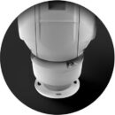 Pelco ES6230-12 Espirit Enhanced Standard Series 2MP WDR PTZ Camera, Pressurized with Wiper, 4.3-129mm Lens, White