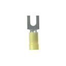 Panduit EV10-14FB-Q StrongHold Loose Piece Forks, 12-10 AWG, Yellow