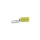 Panduit EV10-8FB-Q StrongHold Loose Piece Forks, 12-10 AWG, Yellow