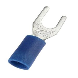 Panduit EV14-8FNB-Q Insulated Vinyl fork Terminal for Wire, Splice Connector