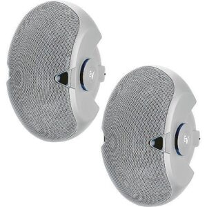 Electro-Voice EVID 6.2TW 2-Way Outdoor Surface Mount Speaker, White, Pair