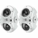 Electro-Voice EVID 6.2TW 2-Way Outdoor Surface Mount Speaker, White, Pair