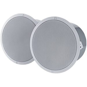 Electro-Voice EVID-C6.2 6.5" Two-Way Ceiling Loudspeaker, Pair, White