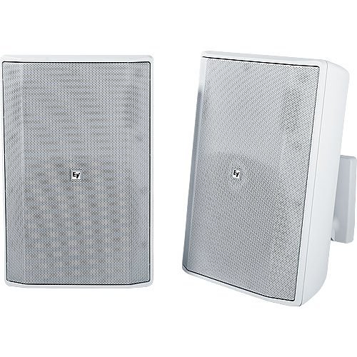 Electro-Voice EVID-S8.2W Electro-Voice EVID-S8.2 High-Performance 2-Way Full-Range, 8" Surface Mount Speaker, Pair, White