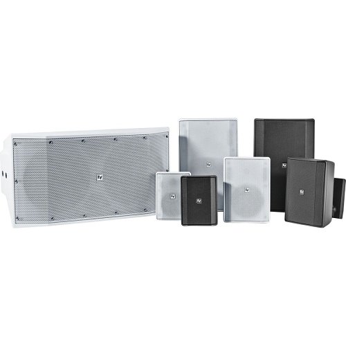 Electro-Voice EVID-S8.2W Electro-Voice EVID-S8.2 High-Performance 2-Way Full-Range, 8" Surface Mount Speaker, Pair, White