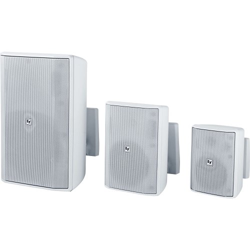 Electro-Voice EVID-S8.2W Electro-Voice EVID-S8.2 High-Performance 2-Way Full-Range, 8" Surface Mount Speaker, Pair, White