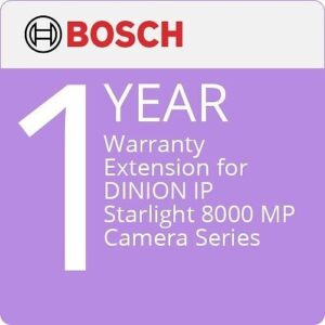 Bosch EWE-D8IPST-IW F.01U.346.311 12-Month Warranty Extension DINION IP 8000MP