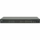 EtherWAN EX19162A Unmanaged 16-Port Gigabit PoE Ethernet Switch, 2-Port SFP, 2-Port RJ45