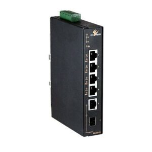 EtherWAN EX45915-V 5-port 10/100/1000BASE-T (4 PoE) +1-port 1000BASE SFP Gigabit Hardened Unmanaged Ethernet Switch