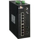 EtherWAN EX78802-0VBT 8-Port 10/100base-Tx PoE 2-Port Gigabit Hardened Managed Ethernet Switch