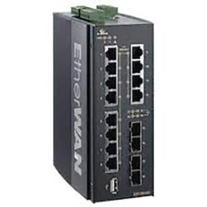 EtherWAN EX78922E-0VB EX78900E Series Hardened Managed 10 to 16-Port Gigabit PoE Ethernet Switch