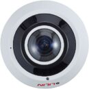 LILIN F2R3682IM 8MP Fixed IR Vandal Resistant Fisheye IP Camera, 1mm Lens, White