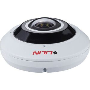LILIN F2R36C2IM 12MP Fixed IR Vandal Resistant Fisheye IP Camera, 1.2mm Lens, White