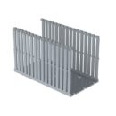 Panduit F4X5LG6 Cable Duct, Narrow Slotted Duct, PVC, 4 x 5 x 6'