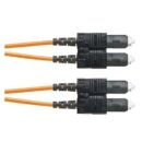 Panduit F623RSNSNSNM003 Fiber Optic Patch Cable, OM1, 2F, 3mm, PC ONFR Silver Coated Copper DUP Standard