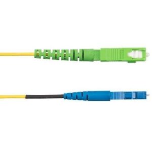 Panduit F91ER1NANSNM030 1-Fiber 1.6mm Patch Cord, OS2, OFNR, LC Simplex to SC/APC